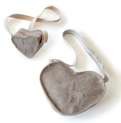 Alpaka Handtasche Herz
