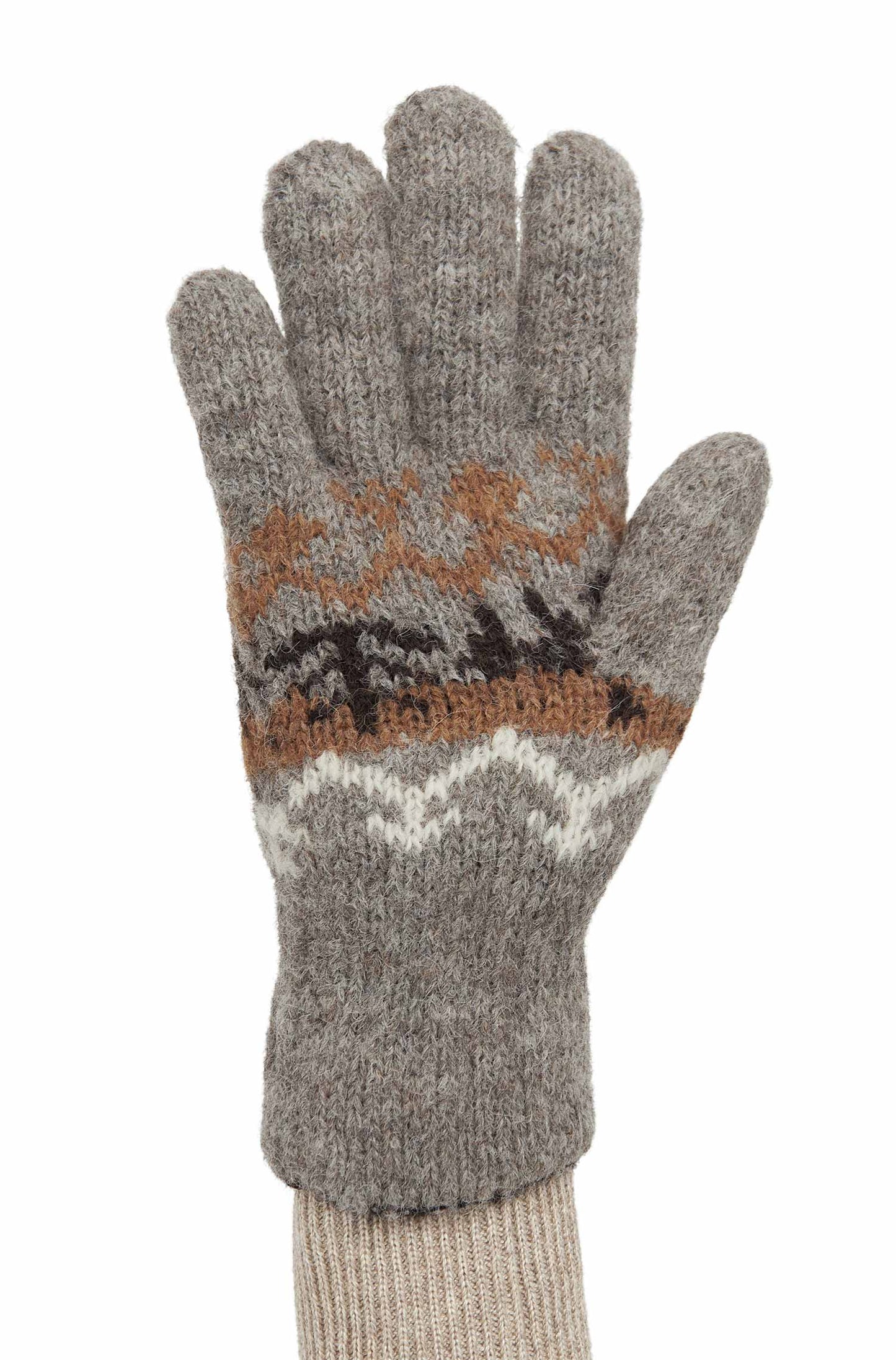 Alpaka Handschuh NATURA aus 100% Alpaka Superfine