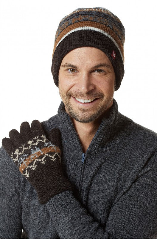 Alpaka Handschuh NATURA aus 100% Alpaka Superfine