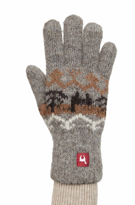 Alpaka Handschuh NATURA aus 100% Alpaka Superfine